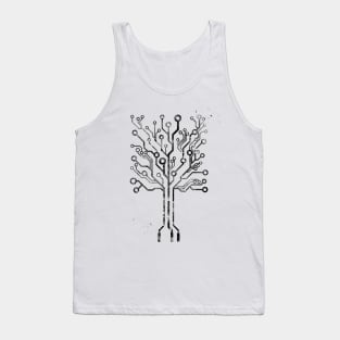 Circuit board tree Tank Top